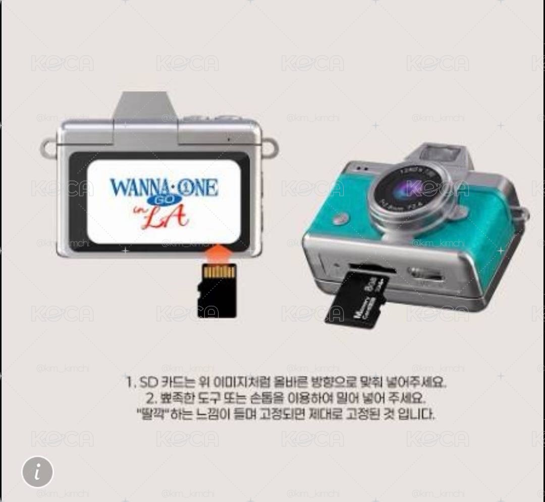 🥣WANNA ONE GO MINI Keyring CAM📷