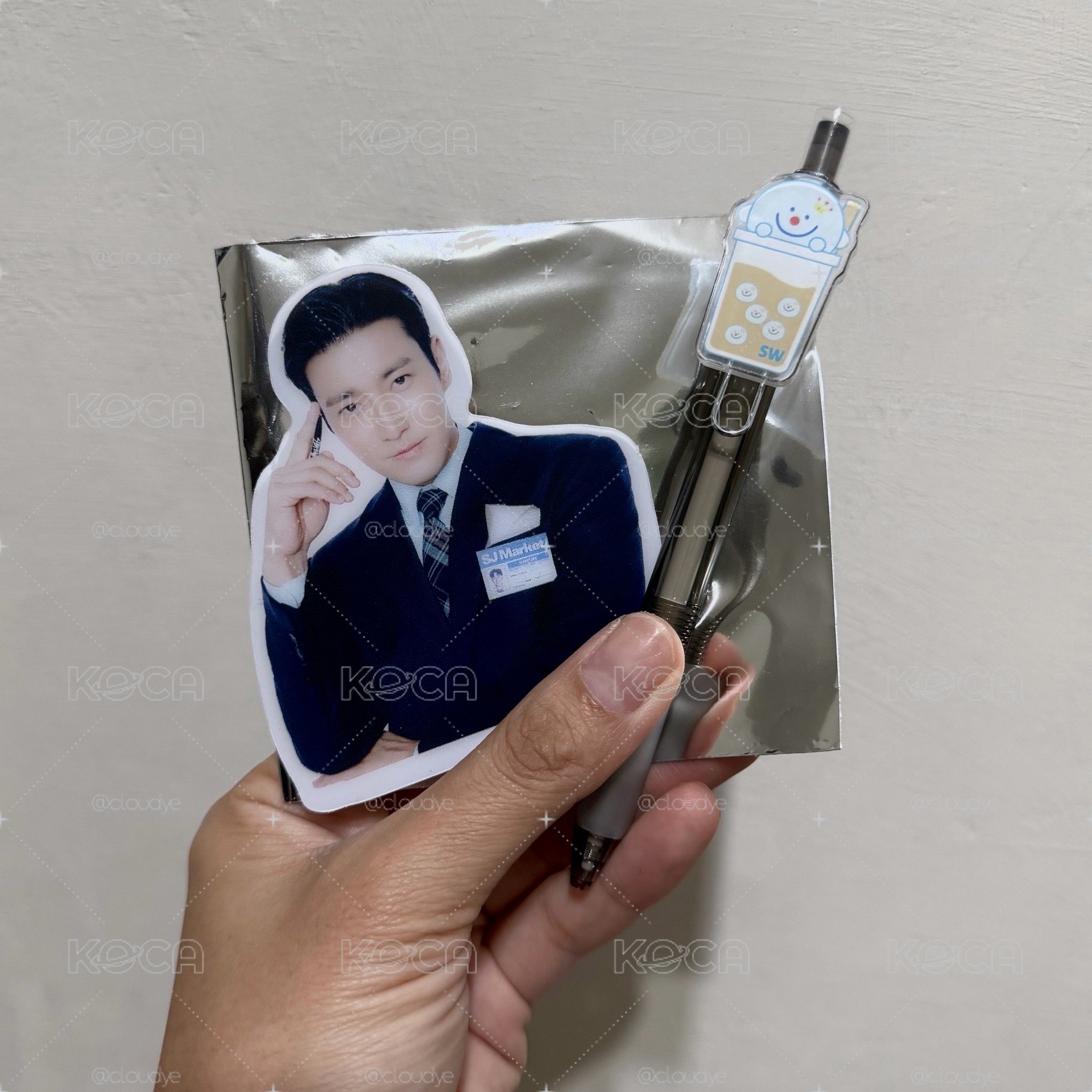 SJ Market TW 🇹🇼 台超 滿額卡 透卡 始源 限定筆