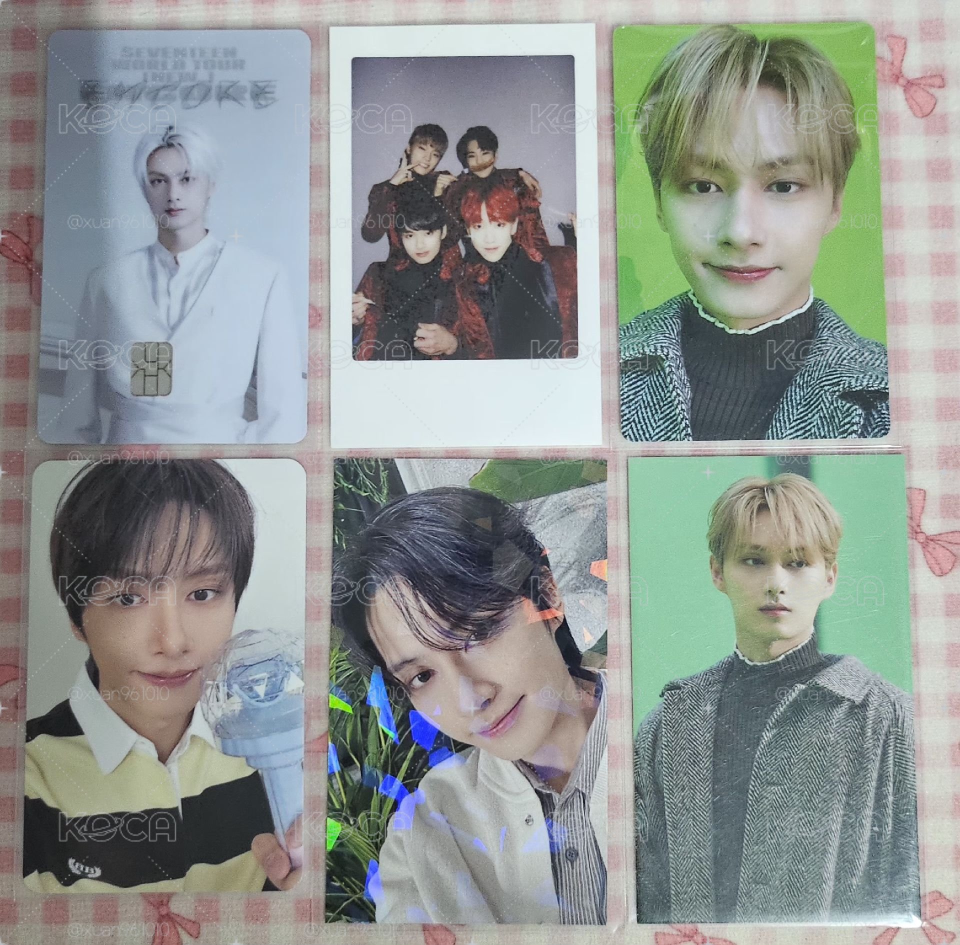 SEVENTEEN 文俊輝 小卡 
