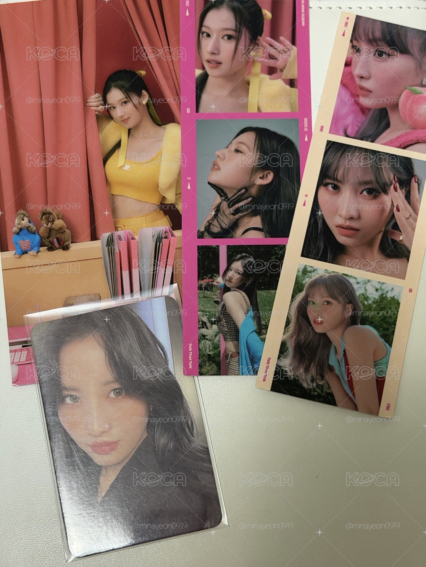 SANA MOMO  貼紙 小卡 明信片