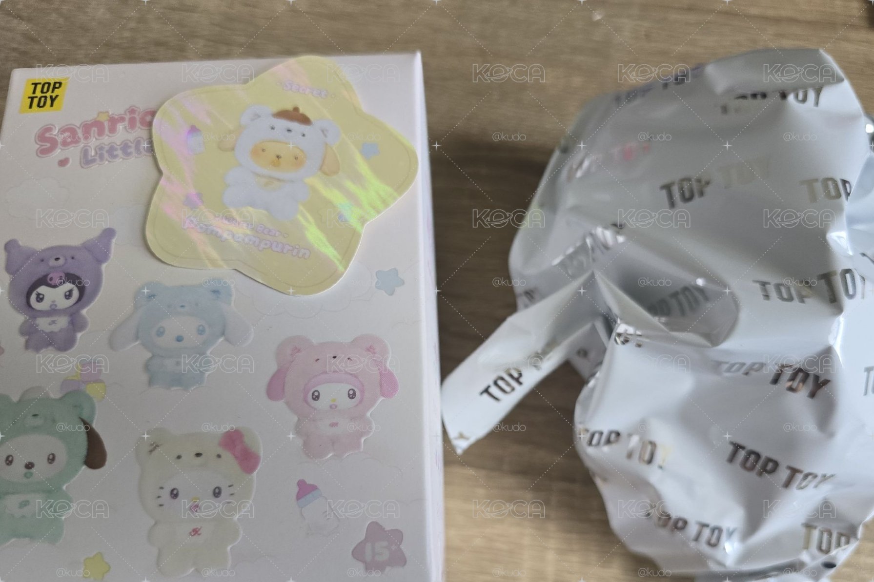 小小熊星星球系列 絨毛盲盒 布丁狗 隱藏