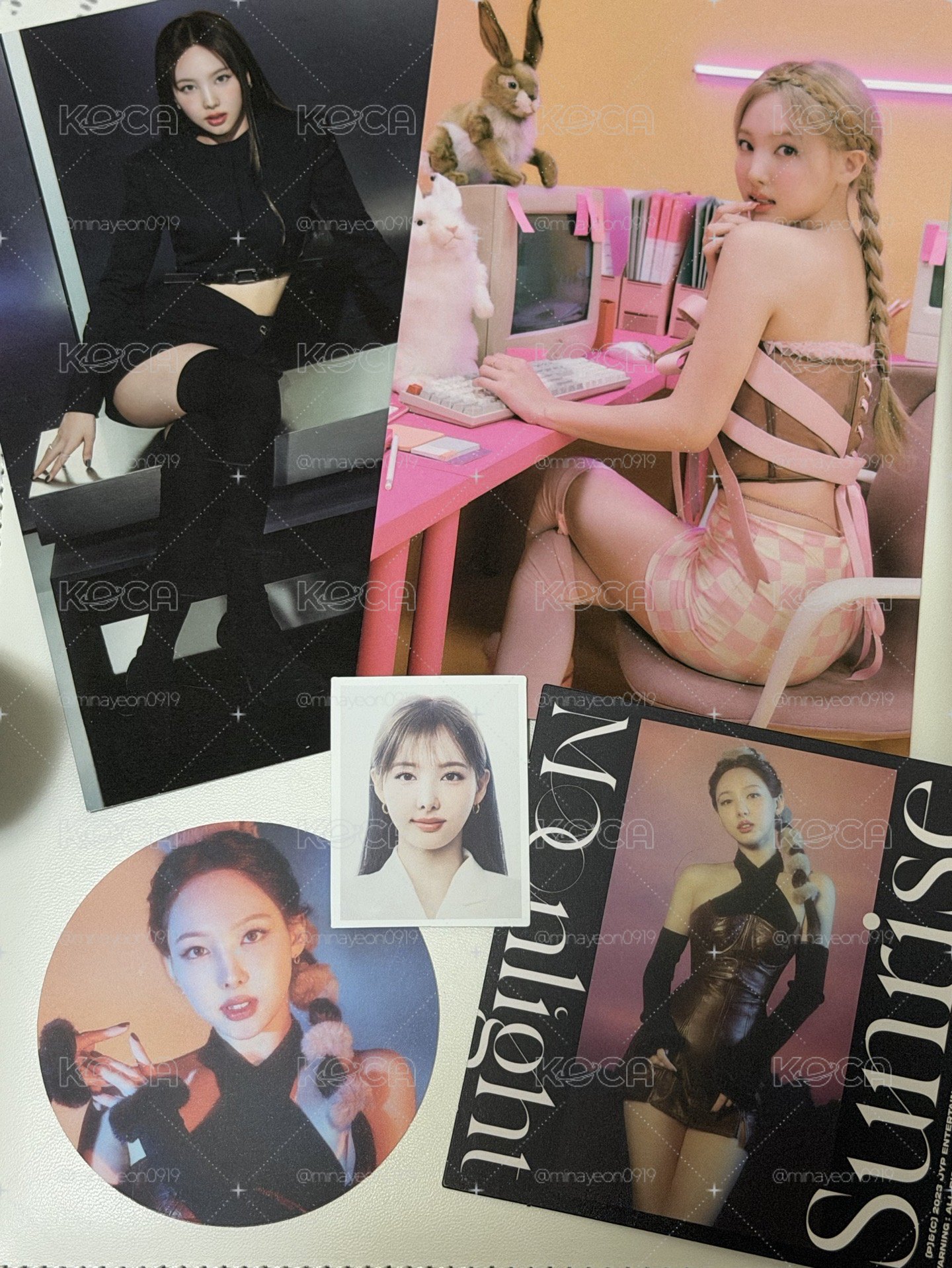 娜璉 證件照 貼紙 明信片 拍立得