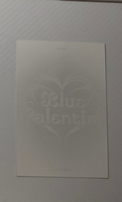 正規一 普版 明信片 Valentine