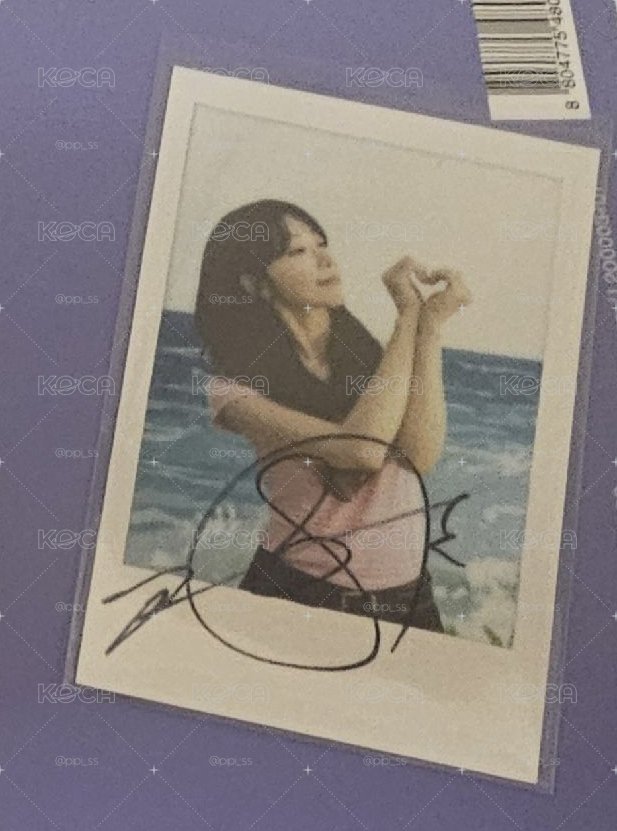 Apink 鄭恩地 Summer,I SW Luckydraw 特典 拍立得卡