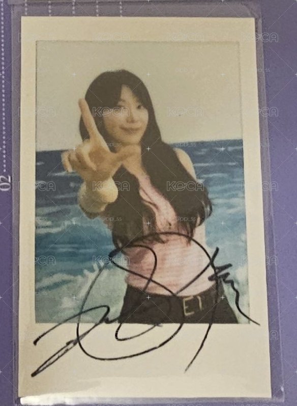Apink 鄭恩地 Summer,I SW Luckydraw 特典 拍立得卡
