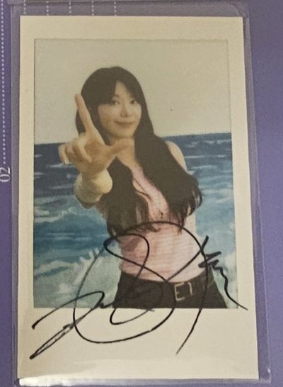 Apink 鄭恩地 Summer,I SW Luckydraw 特典 拍立得卡