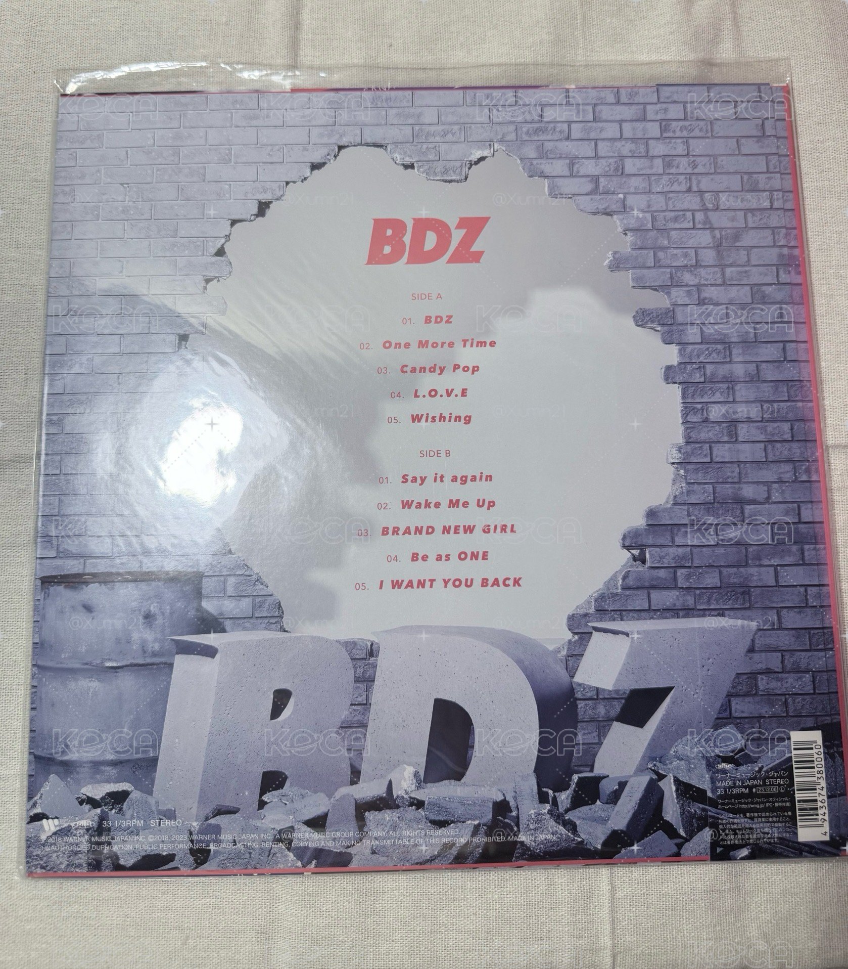 TWICE BDZ 限量生產黑膠唱片（全新）