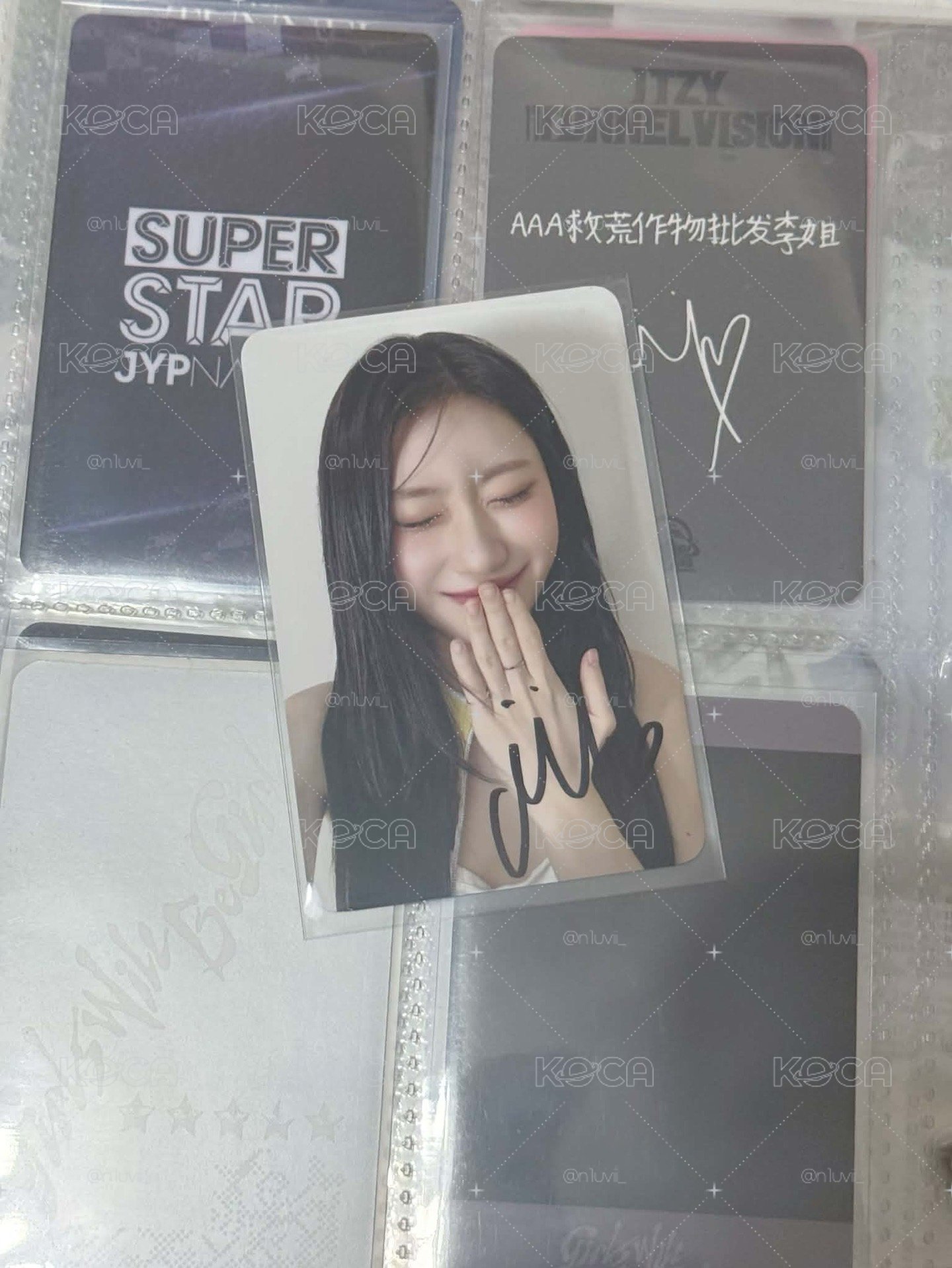 李彩領小狗微笑簽卡現貨
