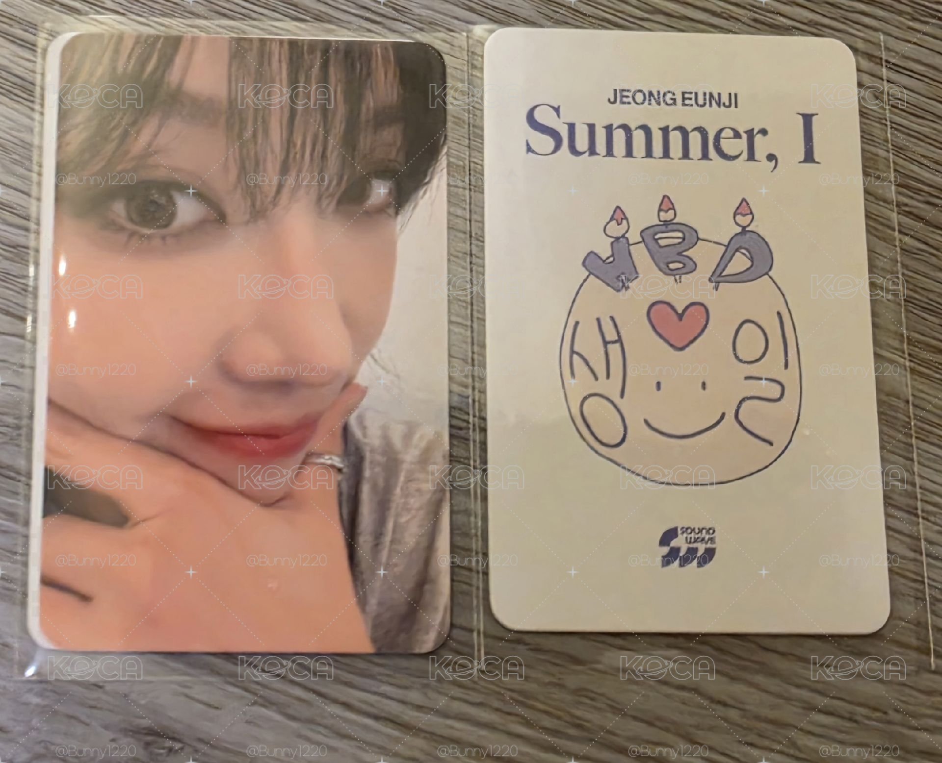 鄭恩地 SW 生日卡 SUMMER I 特典卡 恩地 apink