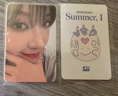 鄭恩地 SW 生日卡 SUMMER I 特典卡 恩地 apink