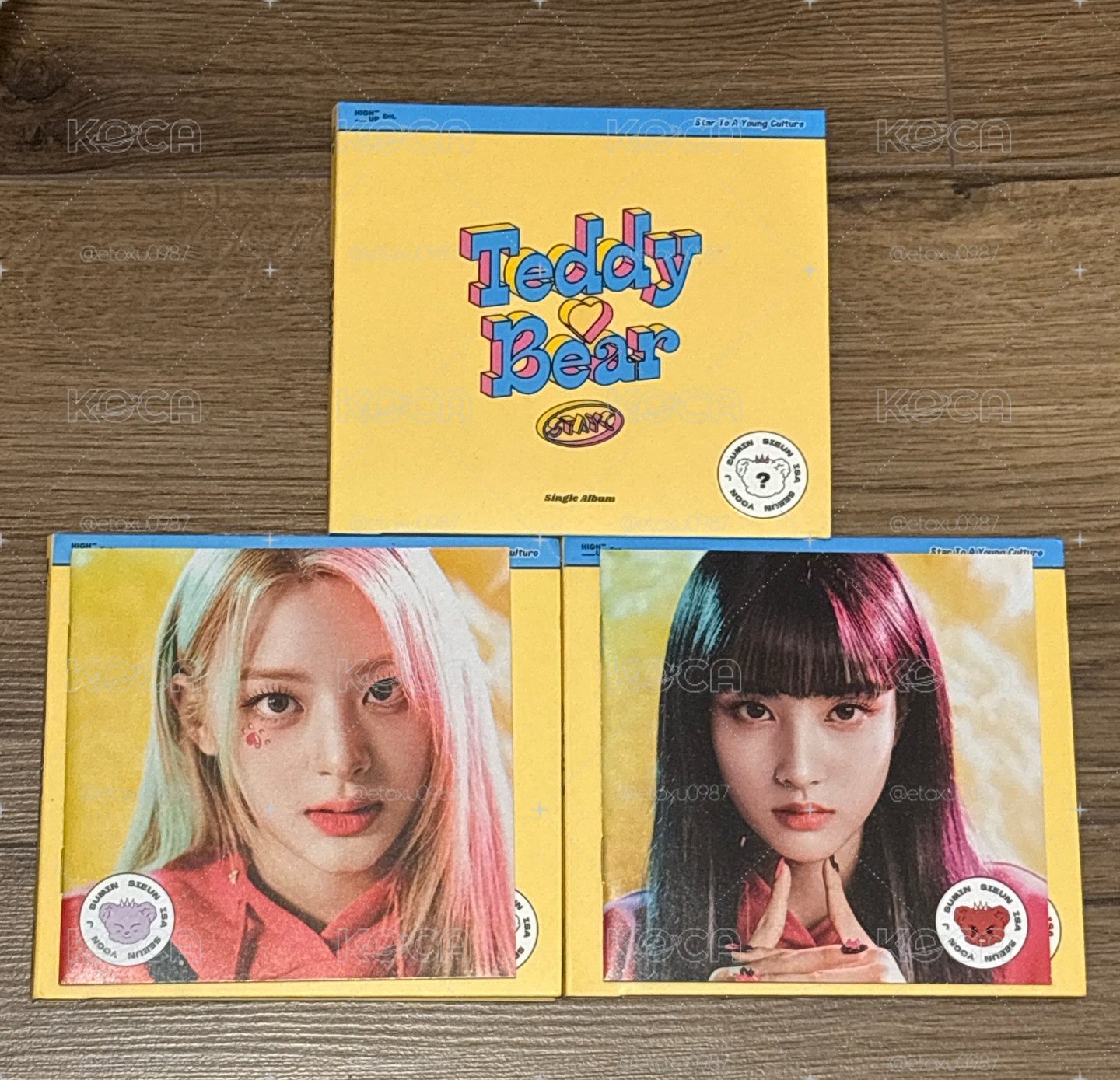 空專／Teddy Bear／STAYC／Digipack ver.／SEEUN 勢銀、YOON潤