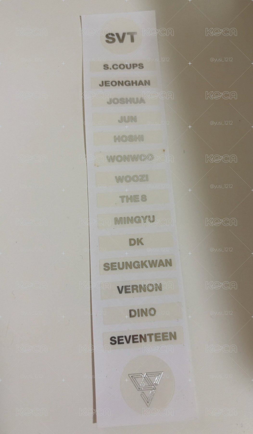 SEVENTEEN 二代手燈