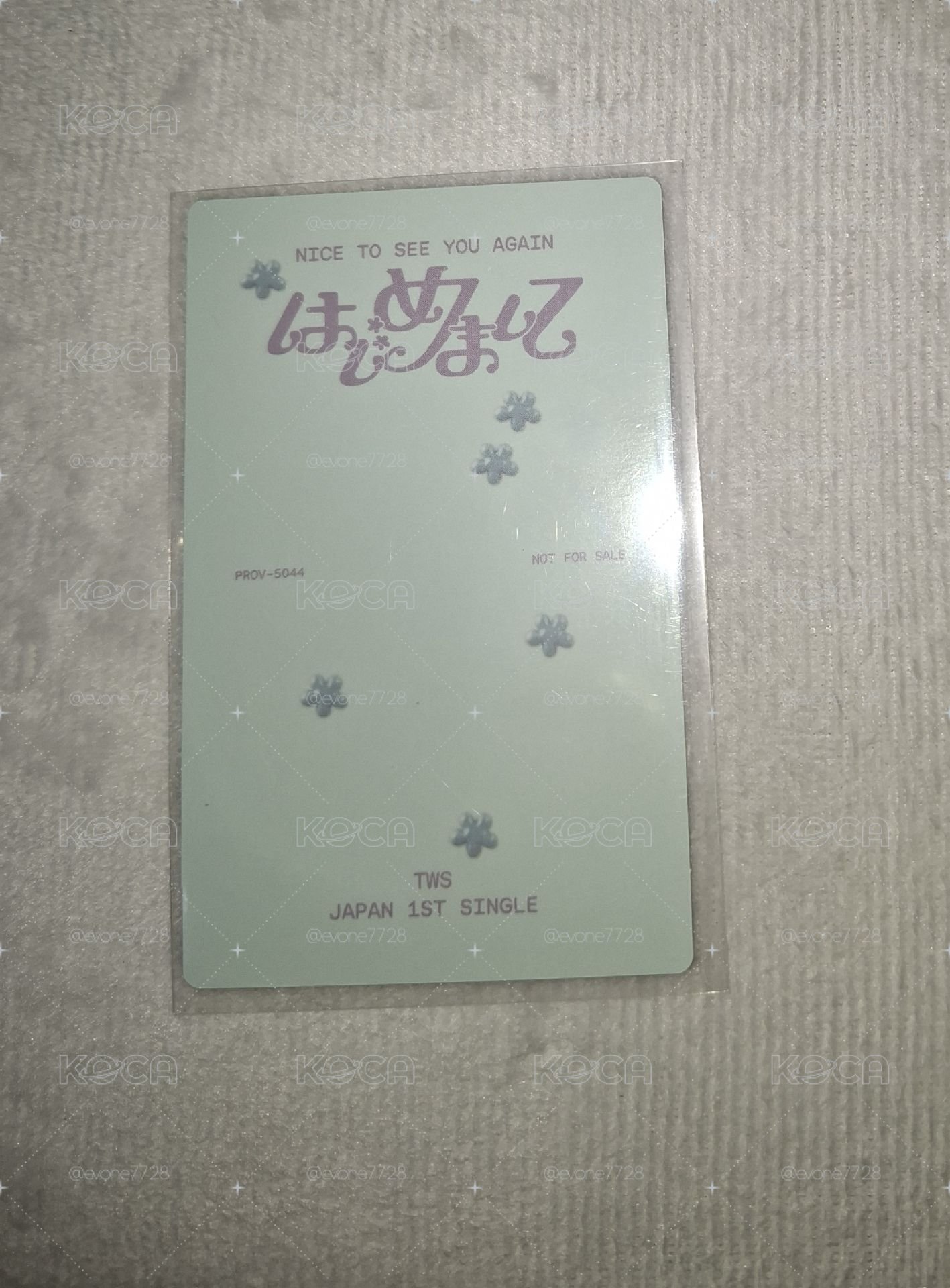 初次見面 專卡 wvs限定盤 15雙人卡