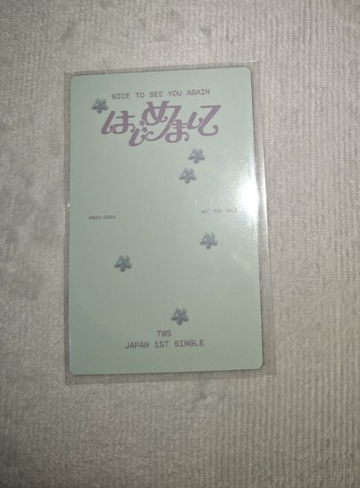 初次見面 專卡 wvs限定盤 15雙人卡