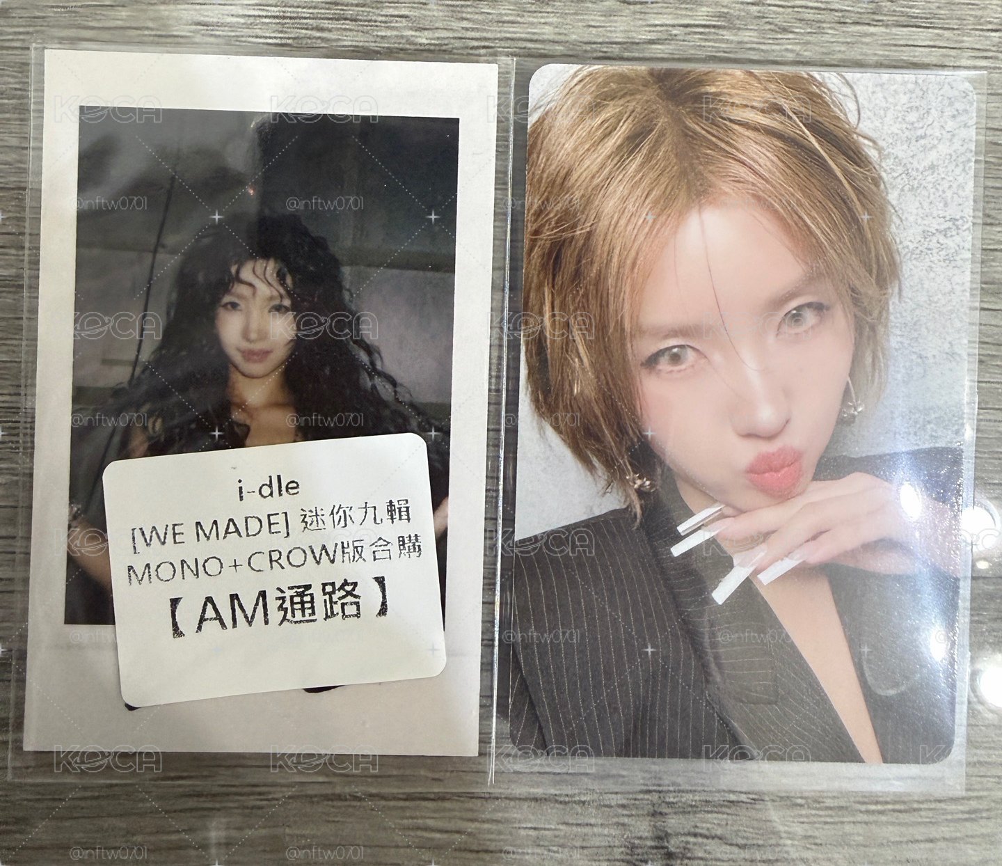 i-dle田小娟 We made am 預售拍立得 minini baby 滿額卡 