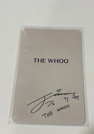 金智媛The whoo小卡
