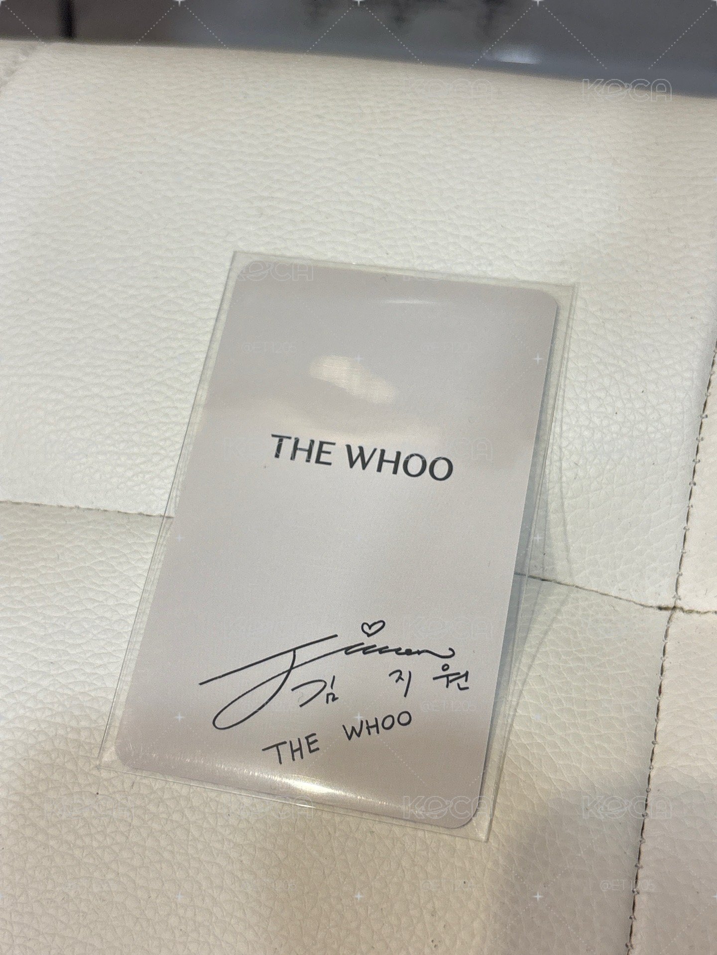 金智媛The whoo小卡