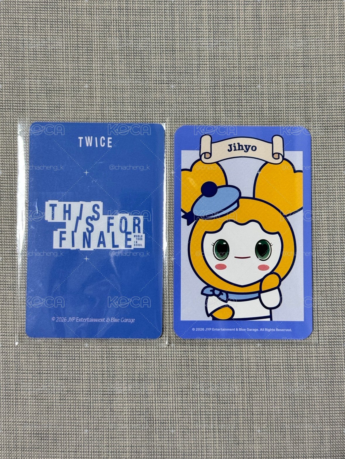 ［現貨］TWICE六巡韓安快閃志效任務卡及滿額卡1組
