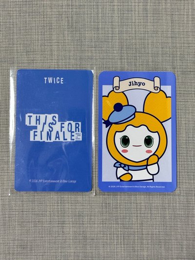 ［現貨］TWICE六巡韓安快閃志效任務卡及滿額卡1組