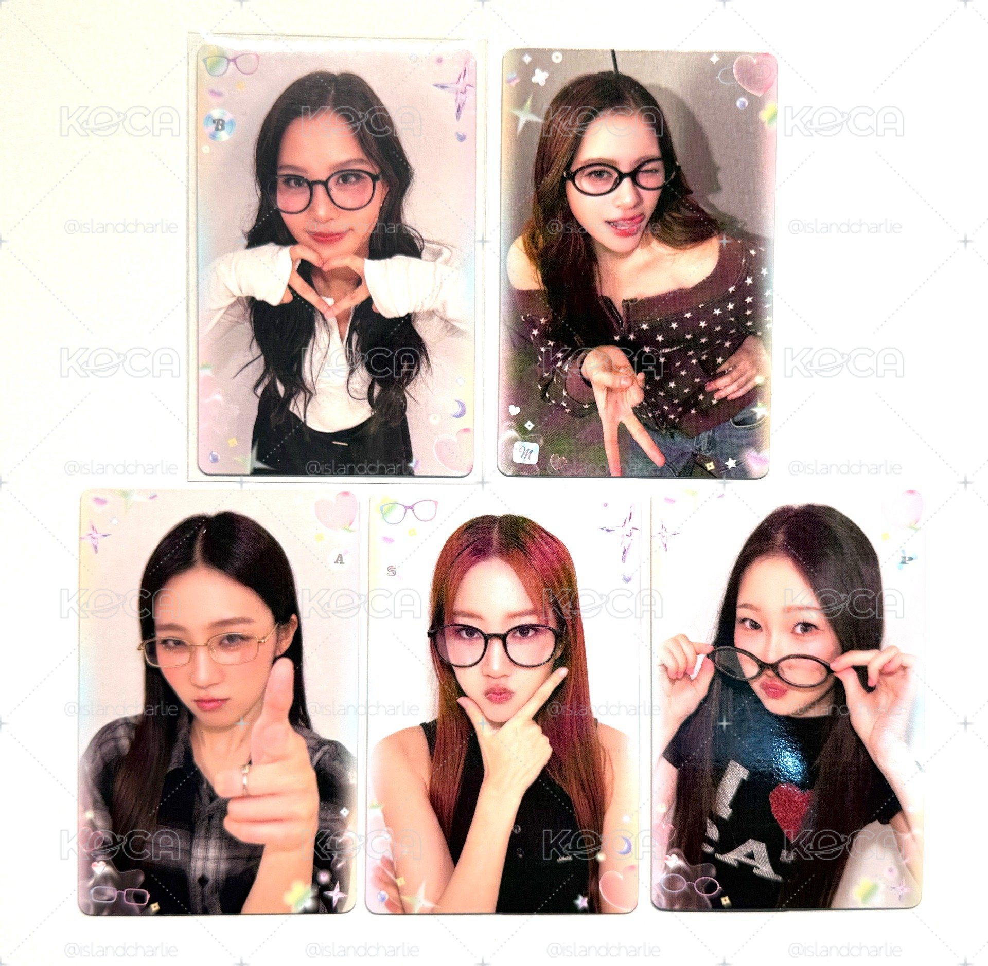 七月書展 女生眼睛小卡 Bonnie 邦邦愛心