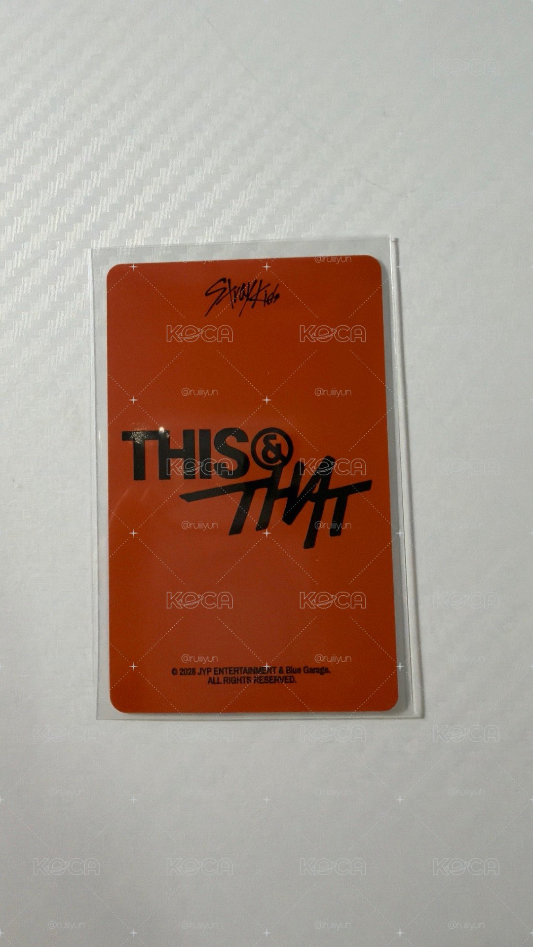 綁Felix特典卡 THIS & THAT 專輯 普版 THIS ver.