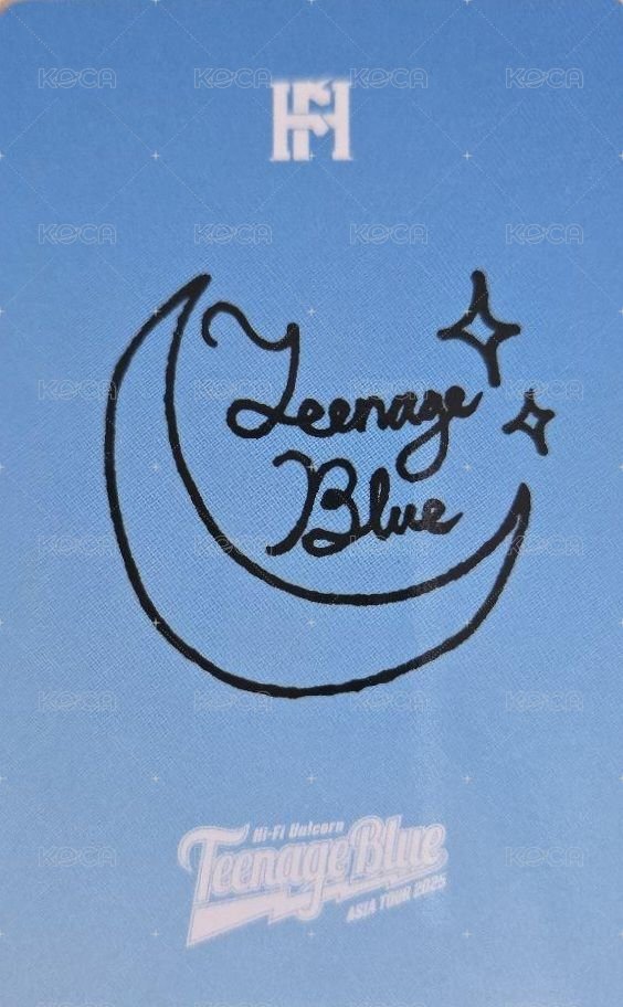 Teenage Blue 隨機卡  背面