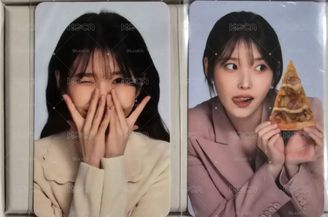 IU 達美樂小卡2張一組