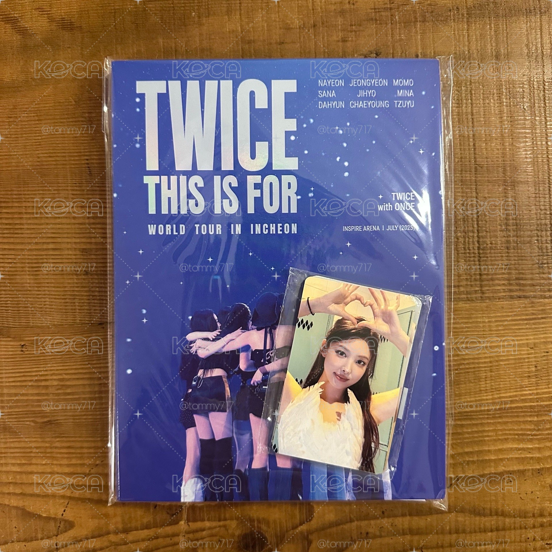 TWICE This is for 六巡 仁川 藍光 全新含特典卡