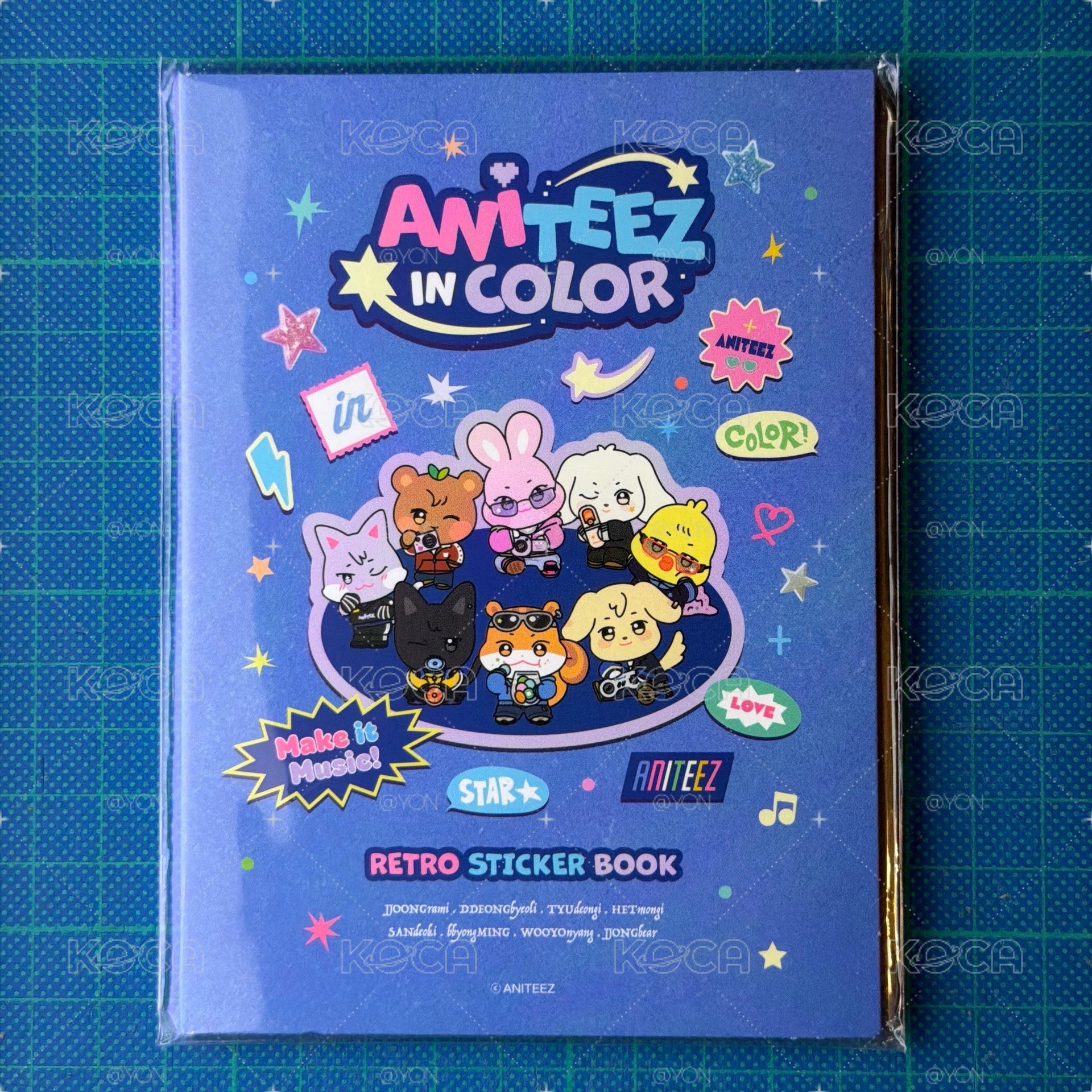 ANITEEZ IN COLOR 貼紙 RETRO STICKER BOOK