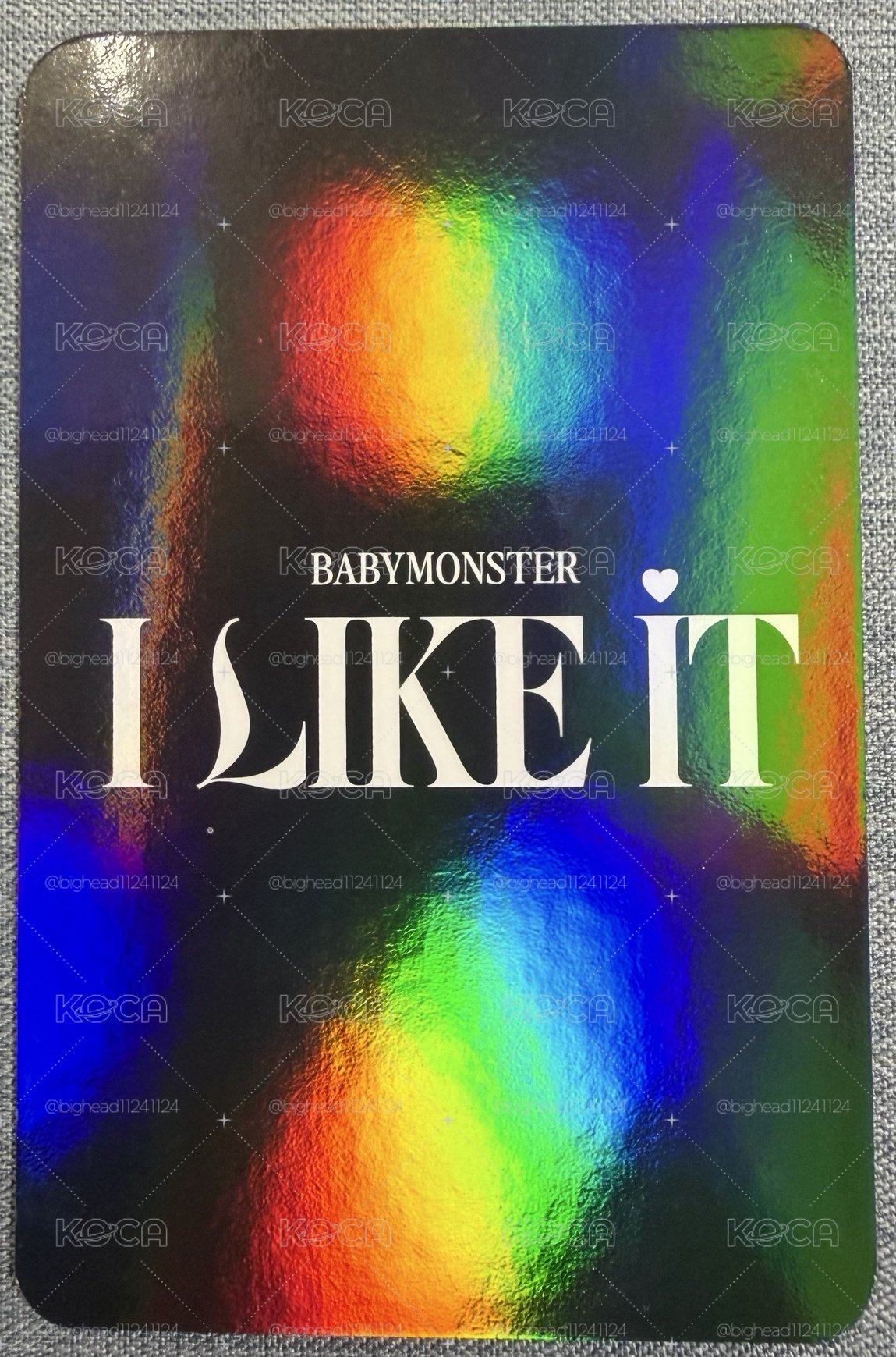 Babymonster I LIKE IT mk C ver. 幸運卡 Asa 角