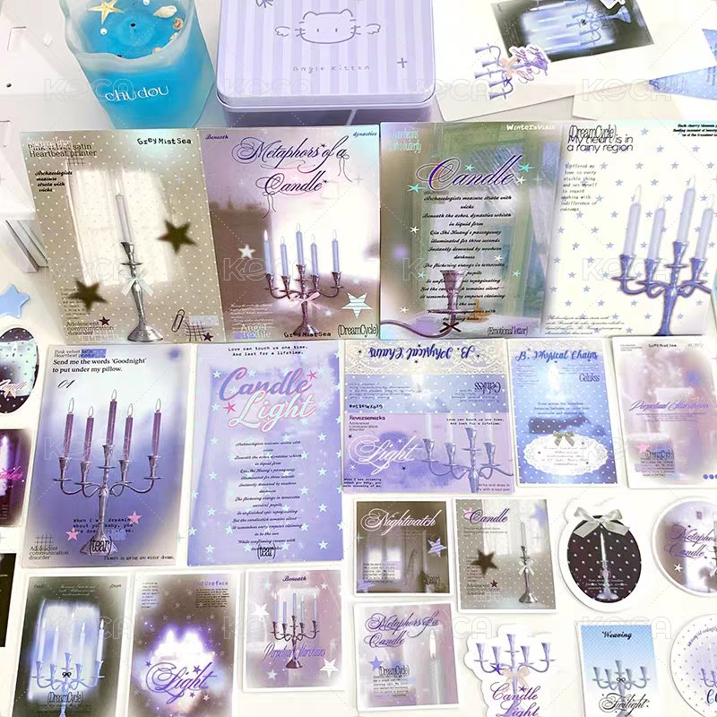 夢幻燭台文創set