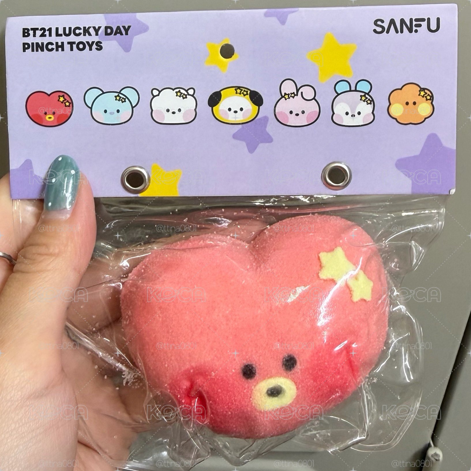 BT21 捏捏 壓力球 Sanfu聯名 Lucky Day系列