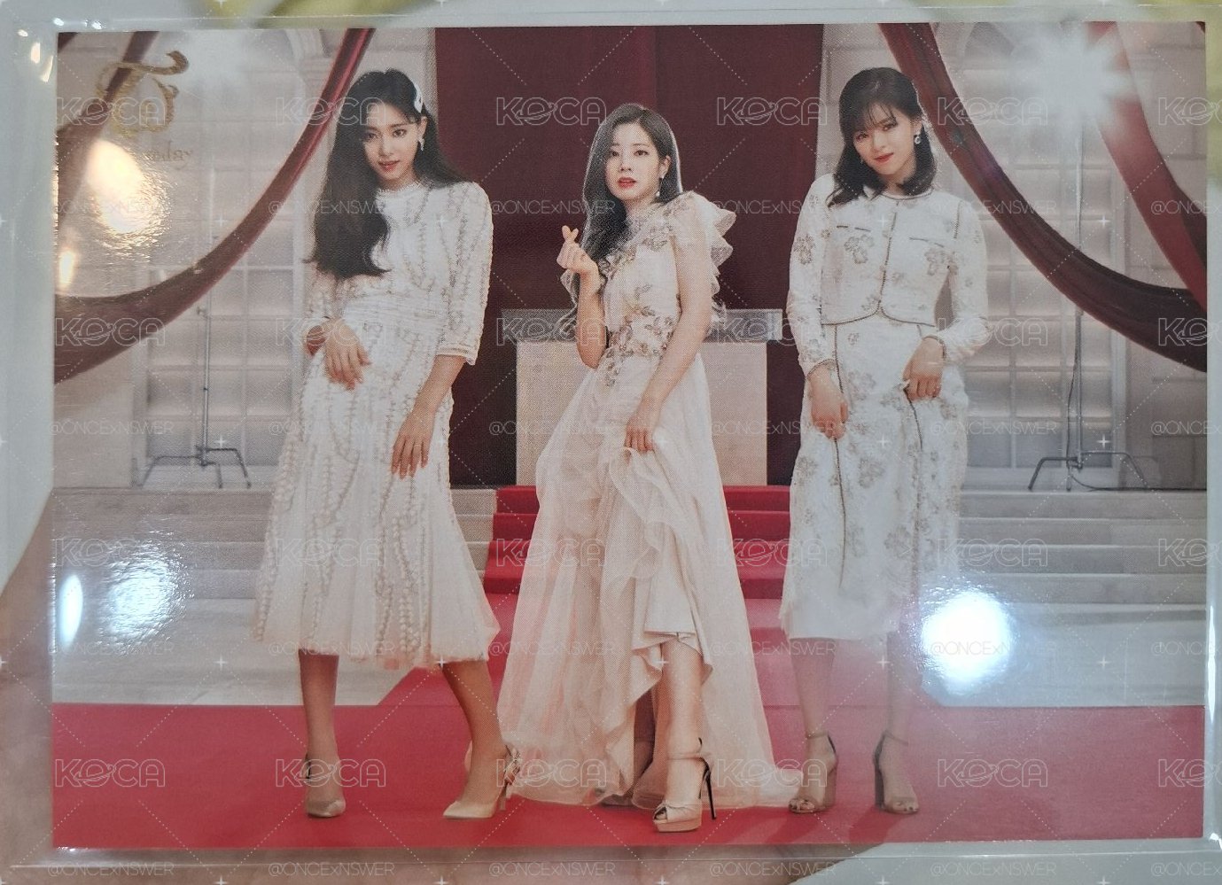 TWICE DOME TOUR 2019"#Dreamday" 定多子明信片大卡💚🤍💙