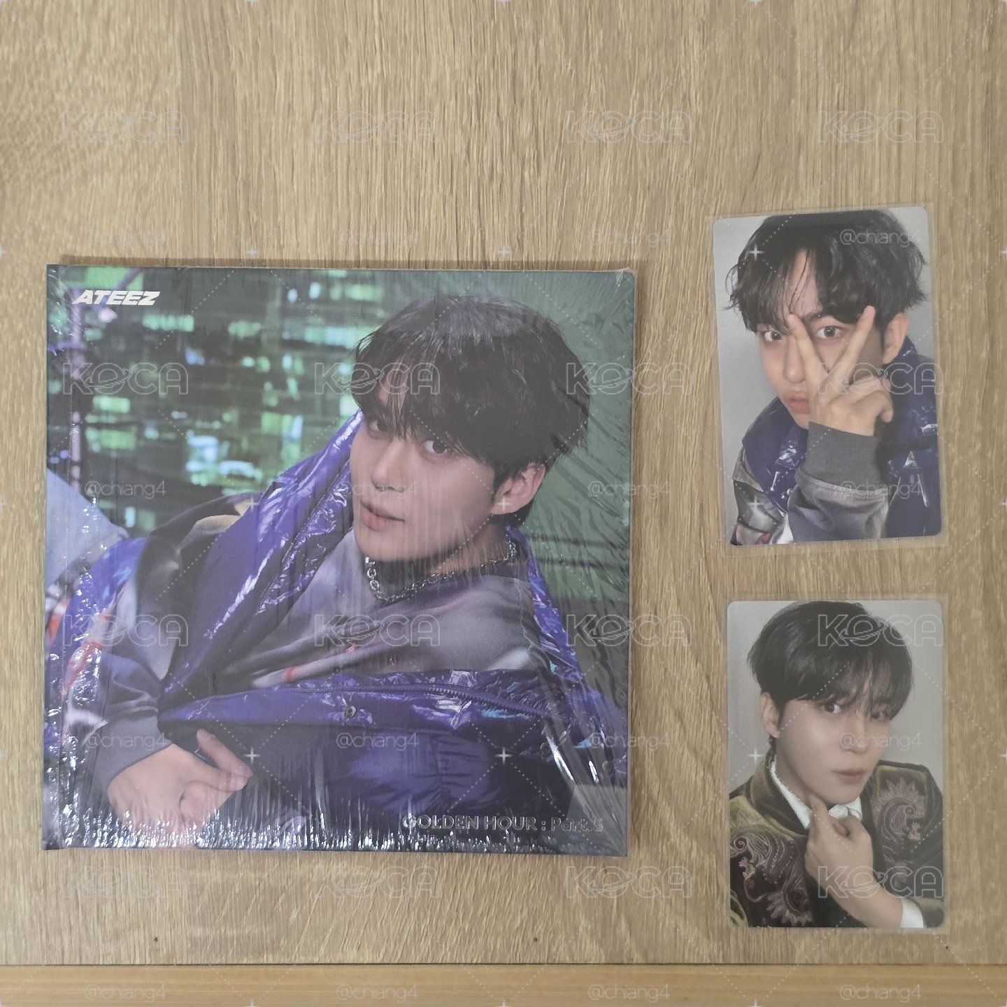 ATEEZ 崔鍾浩 美通單封+peek ver.+chiseled ver.