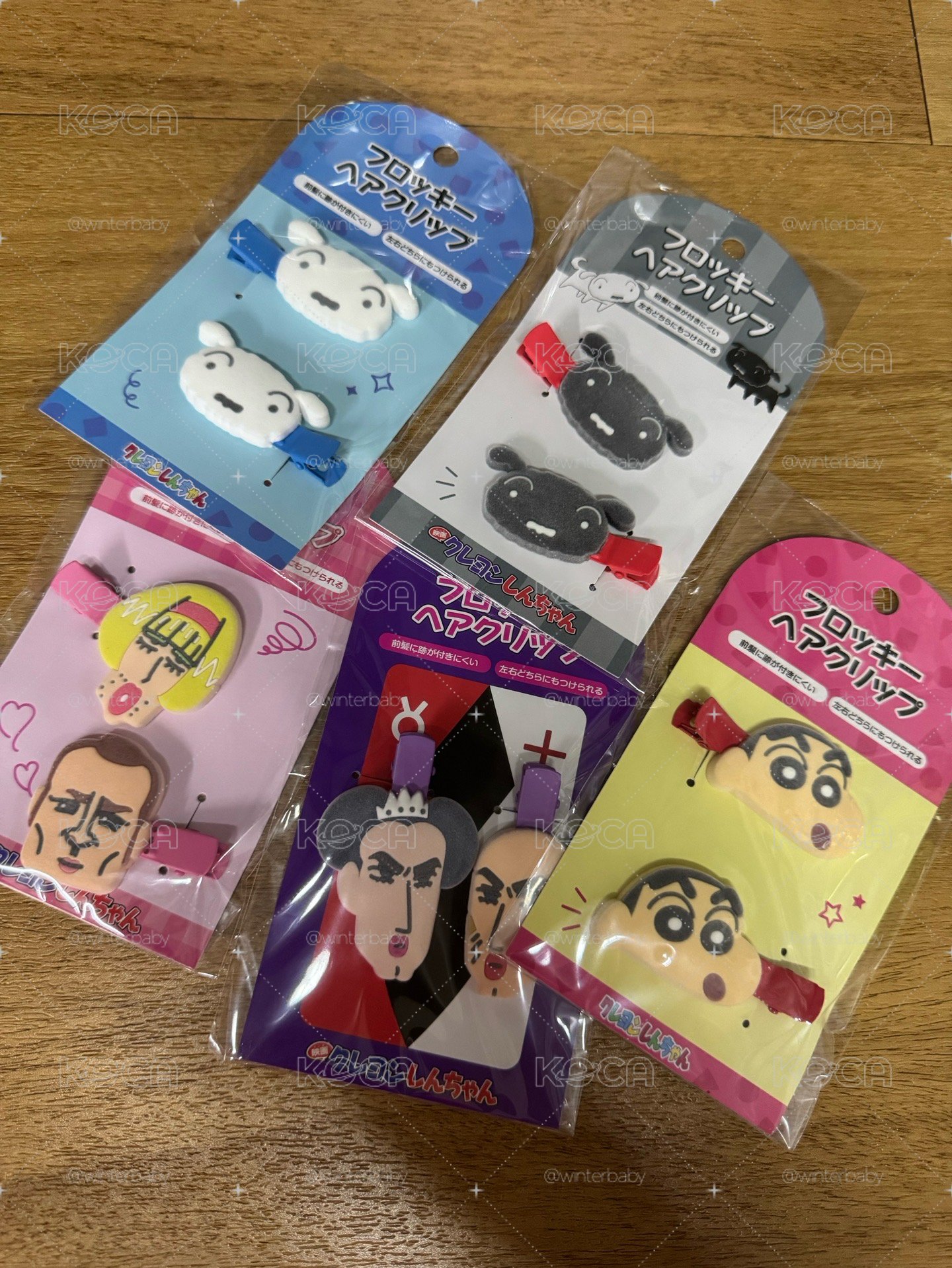 蠟筆小新髮夾