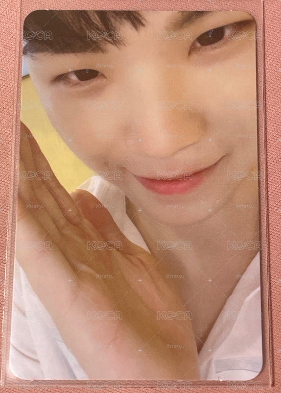 Woozi 知勳 MINI7 專輯卡 NET ver. 摸臉勳