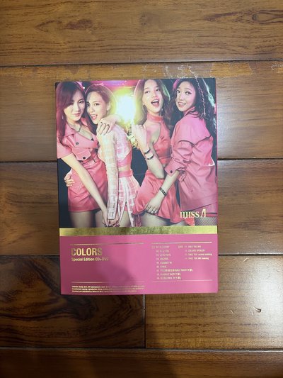 MissA 第三張迷你專輯《COLORS》Special Edition CD+DVD 特別版