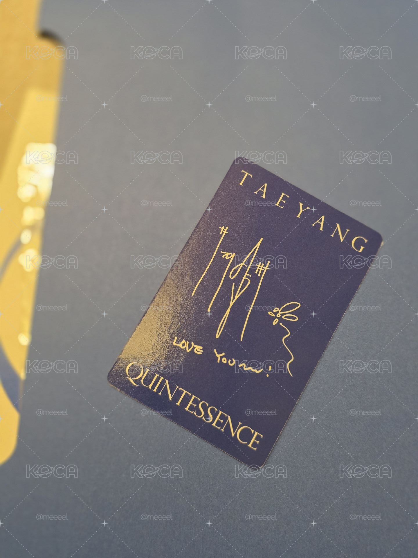 TAEYANG 太陽 台北 FANME 簽名會應募專 小卡+專輯卡 不拆售