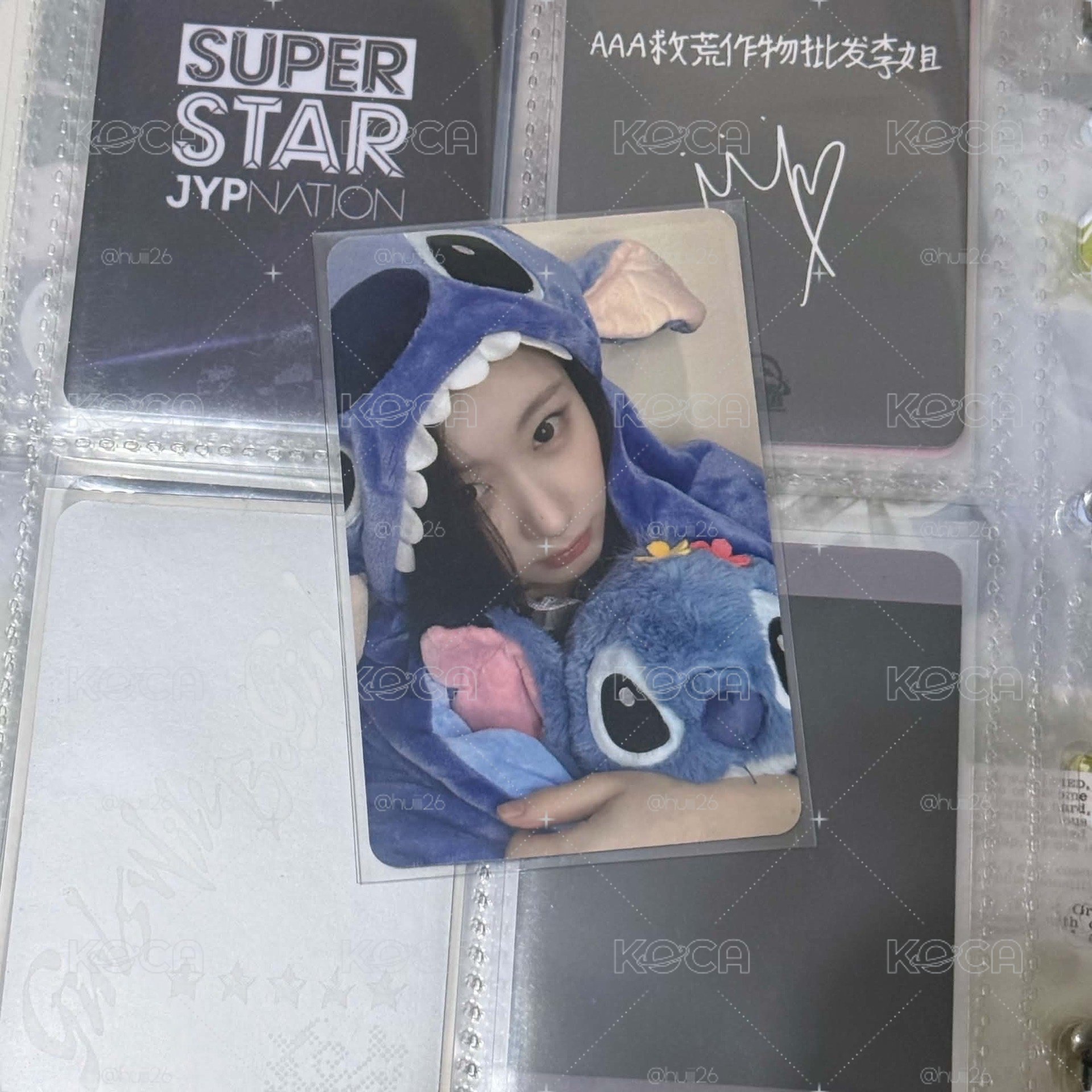 李彩領史迪奇中文卡背：我见识到自己的本领了 特別萌的一張 很稀有的角度
