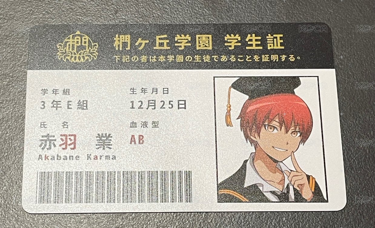 劇場版 特典卡  背面