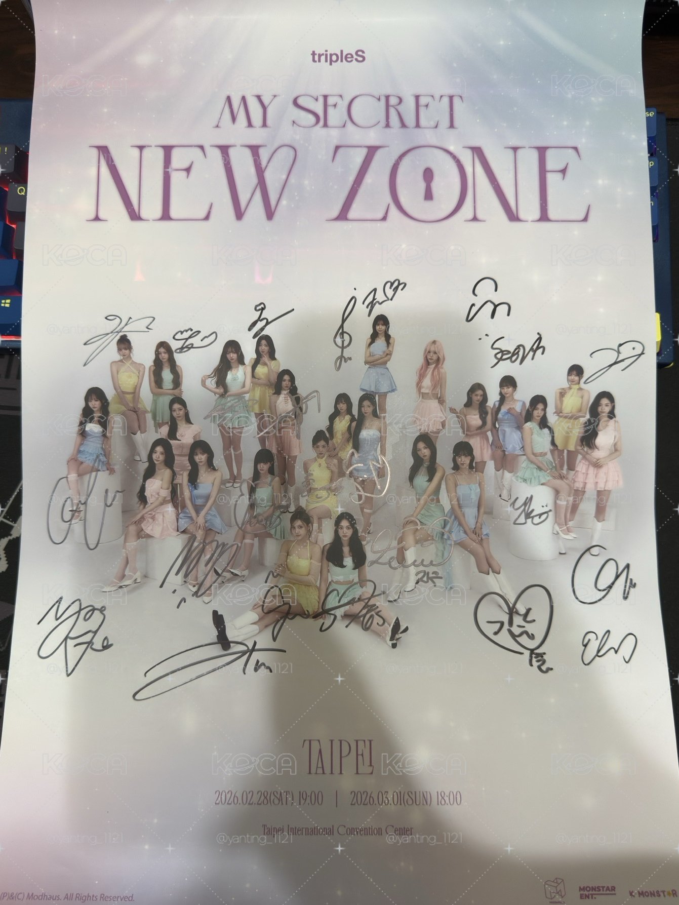 msnz台北場團簽海報