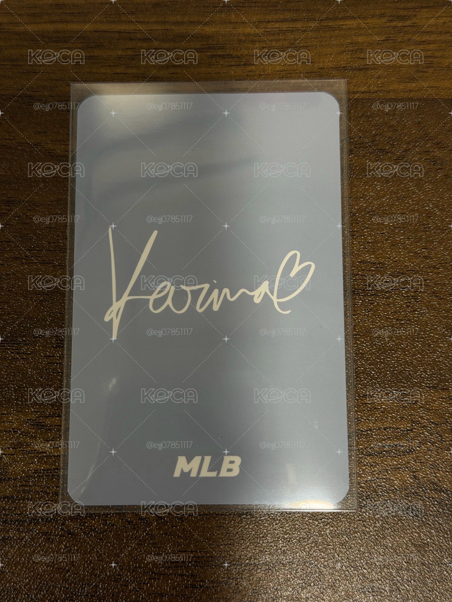 Karina MLB  5.0 代言卡 