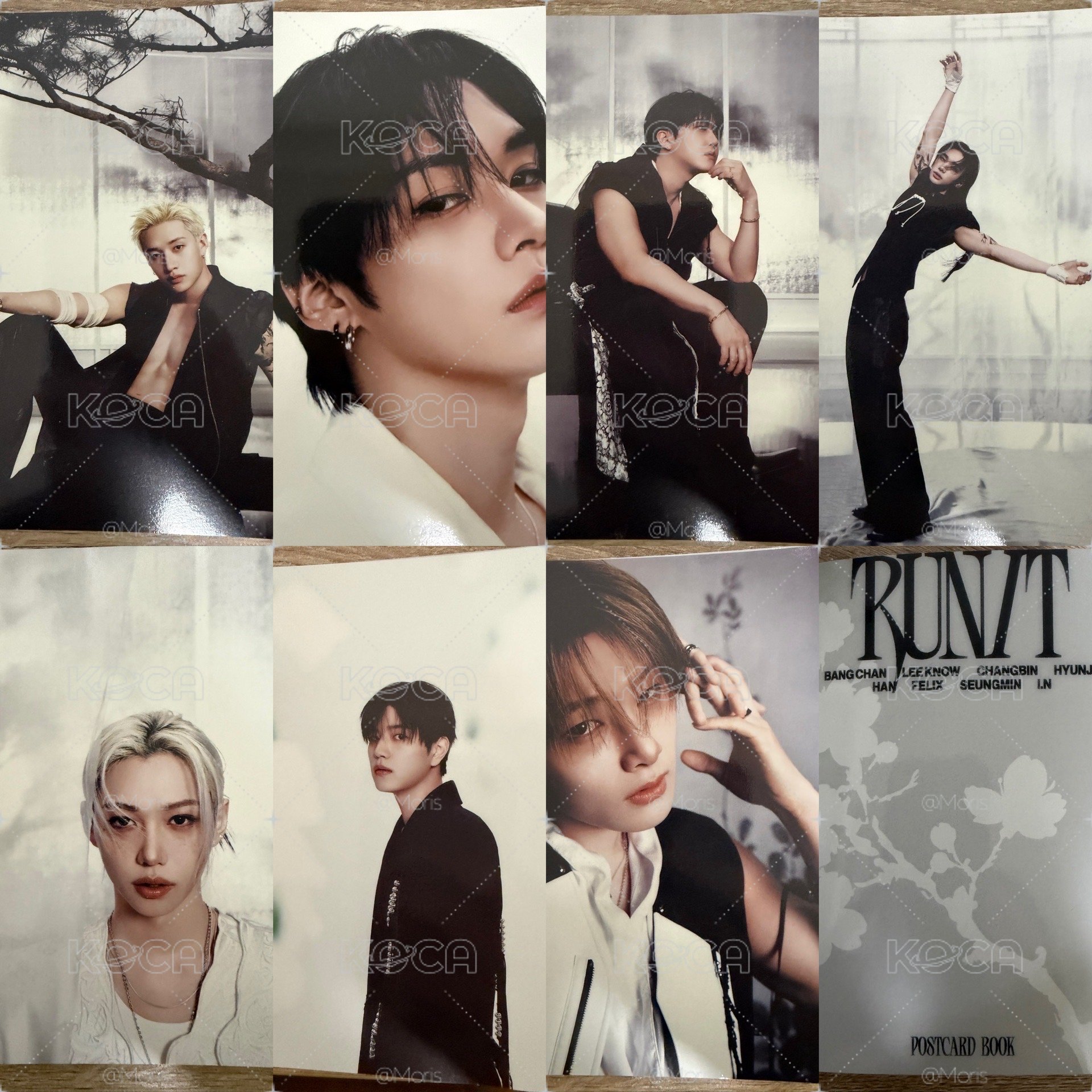 Stray kids 韓國 Run it 周邊 明信片 Set-A