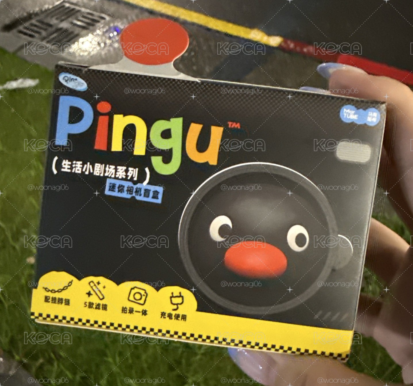 Pingu相機黃色music day款