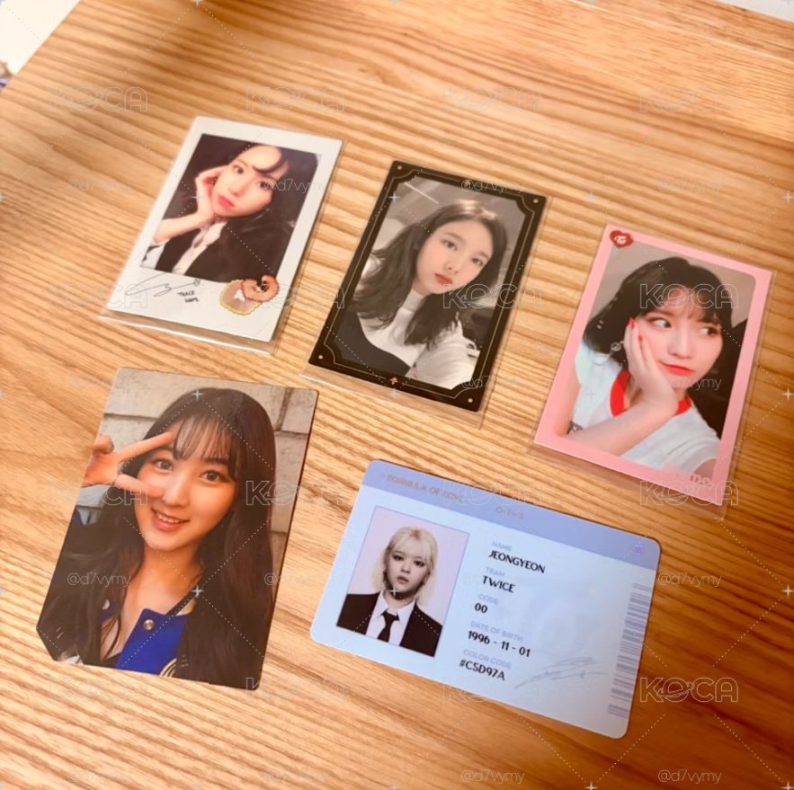 TWICE歷年官方小卡🐰💖