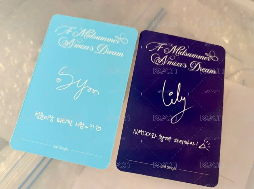 NMIXX🐬薛侖 Lily 小卡3rd single💿A midnight NMIXX‘s dream