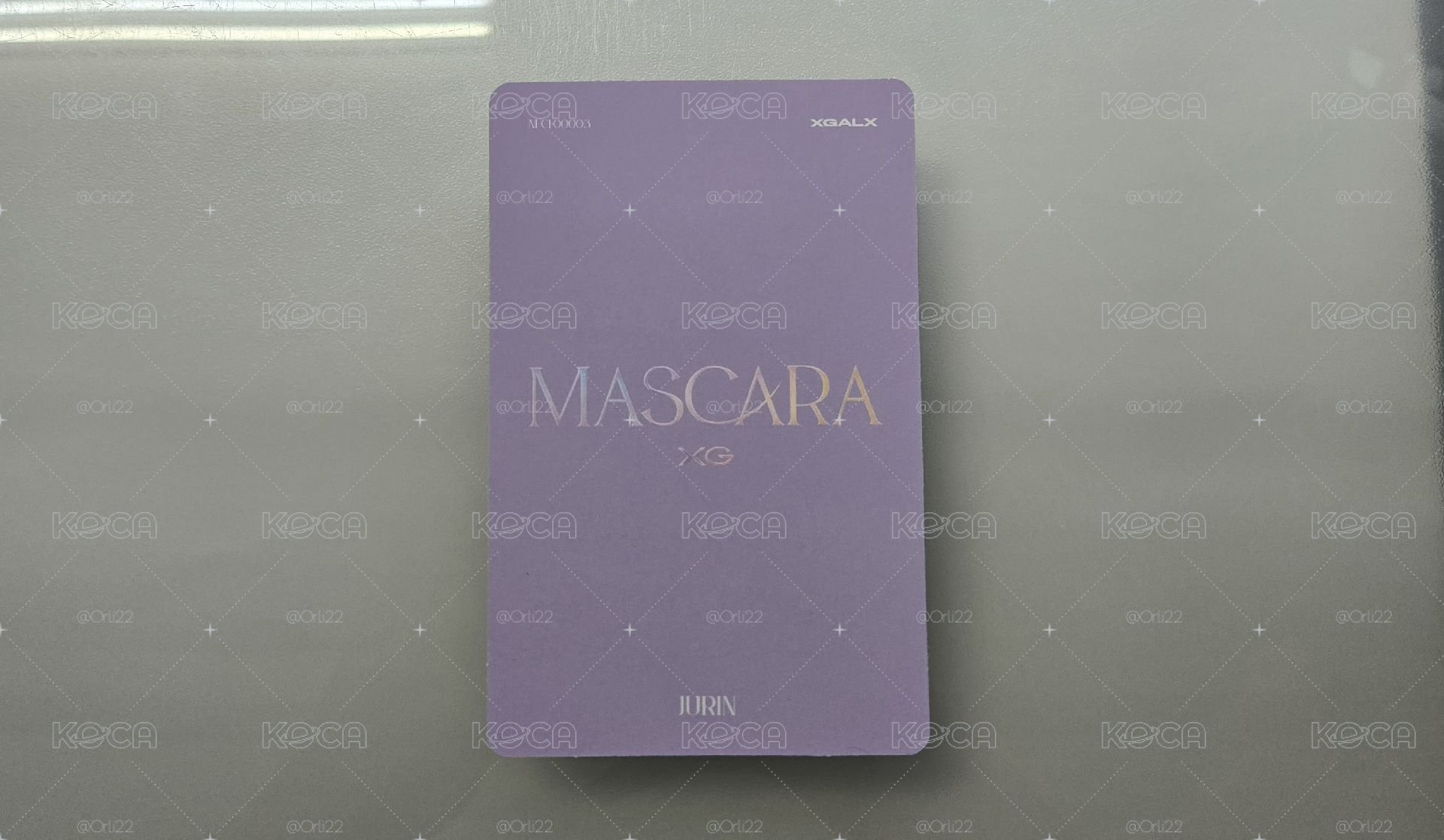 XG MASCARA Jurin 專卡
