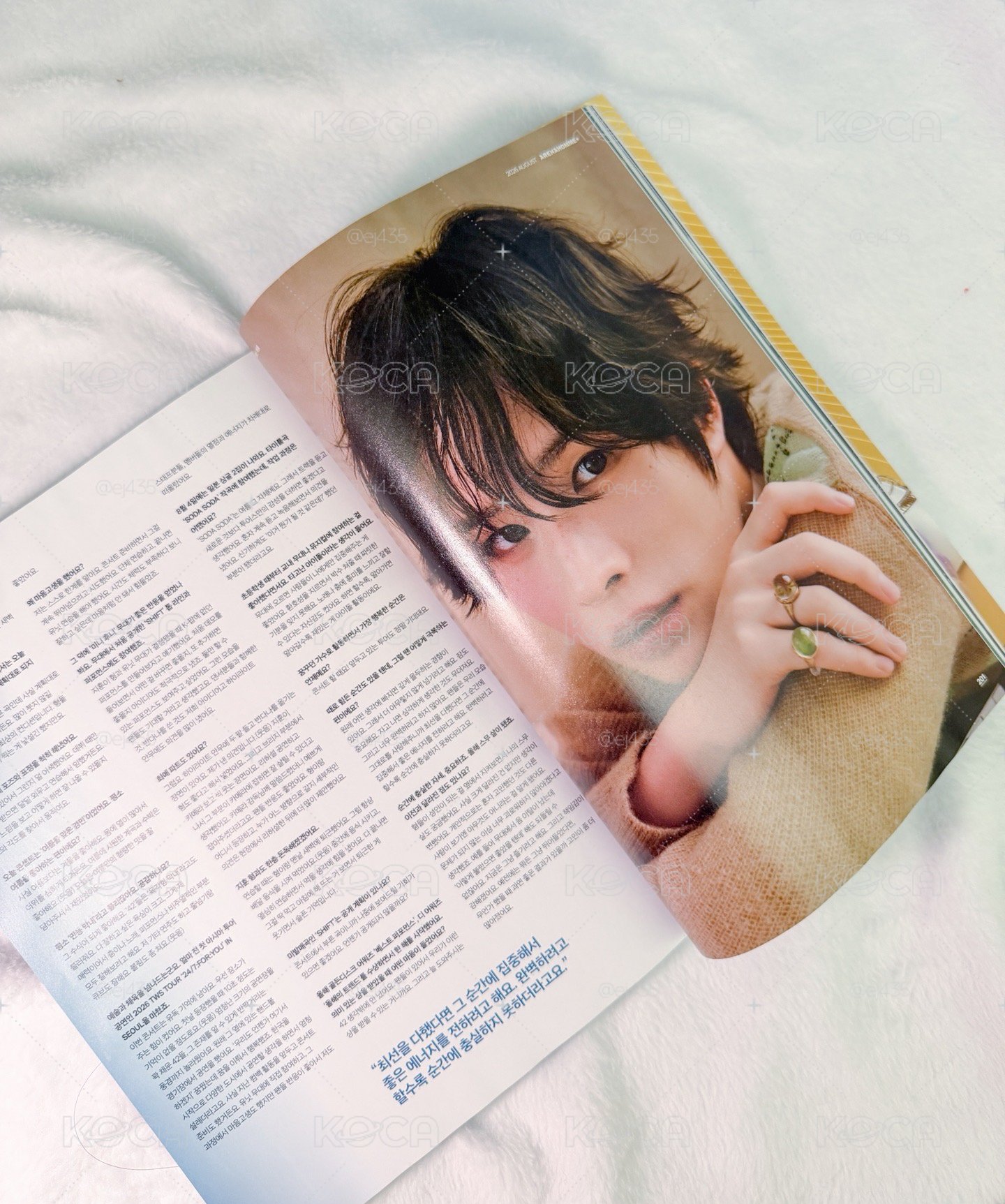 TWS 日巡托特包 + 炅潣內頁雜誌