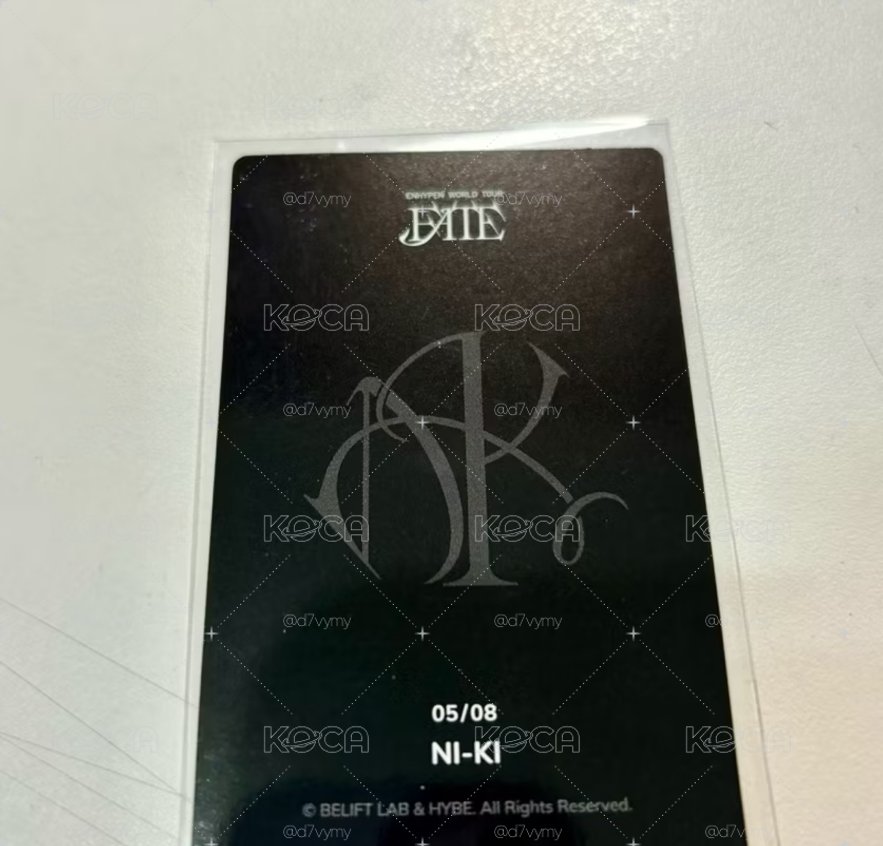 ENHYPEN🧛FATE世巡 Niki西村力 小卡