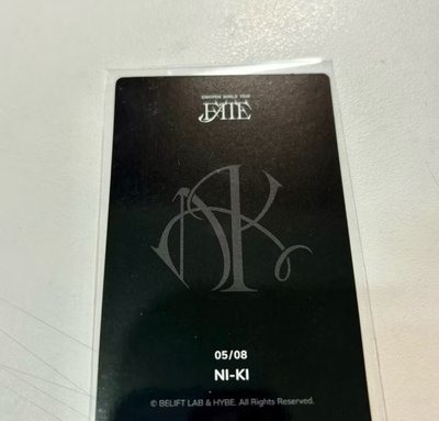ENHYPEN🧛FATE世巡 Niki西村力 小卡